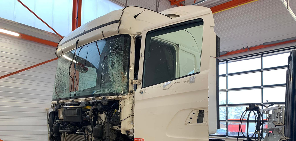 remplacement pare brise camion